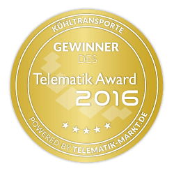blueDAN ausgezeichnet mit Telematik Award Kühltransporte
